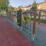 Gumová dlažba na hřiště Brno červená